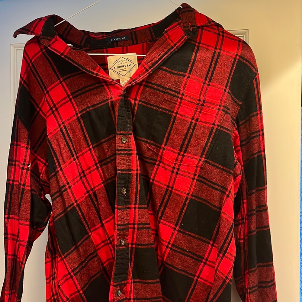 At Johns Bay Flannel - Size Large